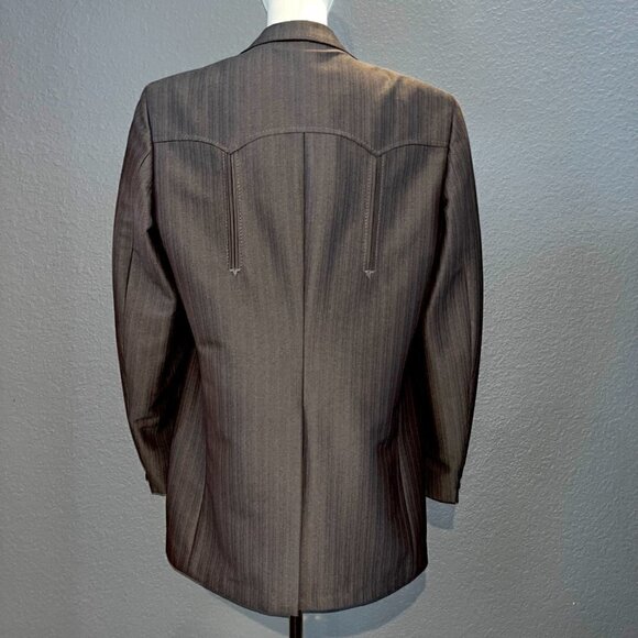 Vintage Tailored Western Wear by Lasso Las Vegas Sport Coat- NWOT -Size 42 Long - Picture 7 of 11